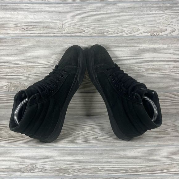 COPY - Vans Sk8-Hi Triple Black Hi-Top Sneaker Skate Shoe - Women's 8 - Picture 7 of 9